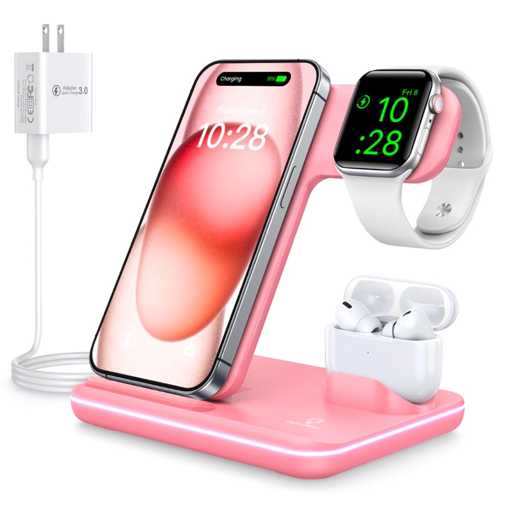 Pink multipurpose charger